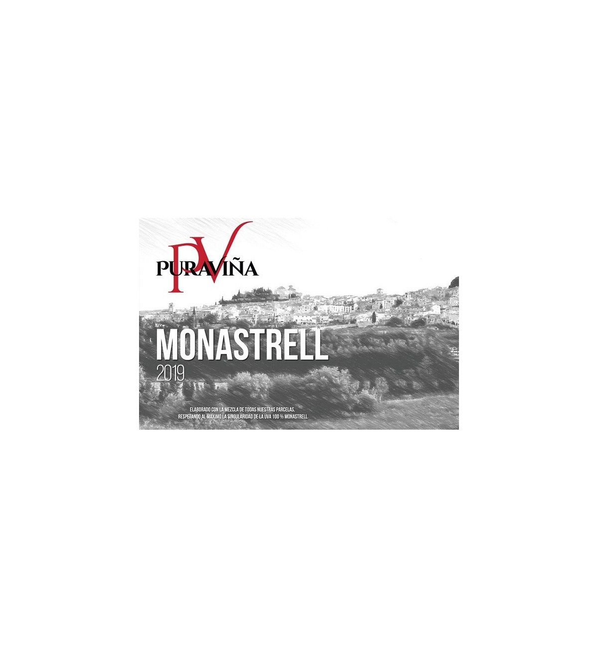 Pura Viña Monastrell 2019, Vino tinto, Monastrell