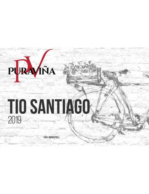 Pura Viña Tío Santiago 2019, Vino tinto, Monastrell