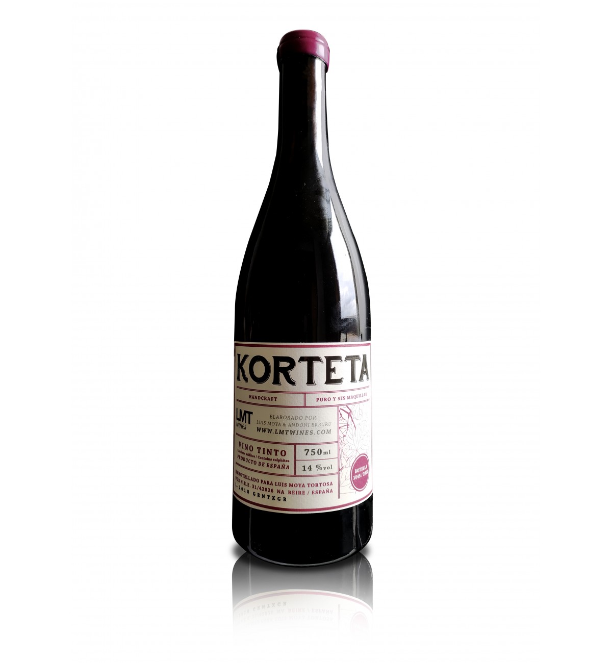 Korteta 2018 - LMT wines - Garnatxa, Graciano, viñas viejas, Navarra