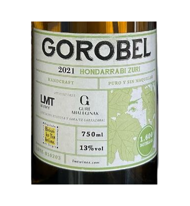 GOROBEL - Txacoli - LMT Wines - muchosvinos.com