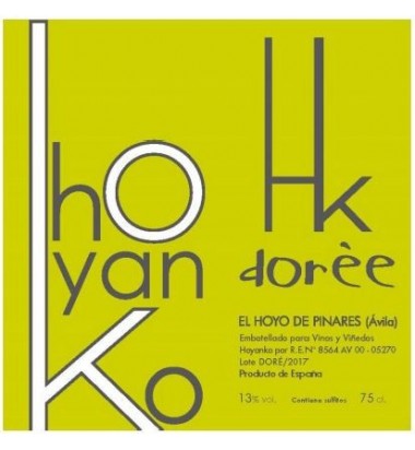 Hoyanko Dorée 2018 - Vino blanco, Chasselas Doré, Viñas Viejas, Cebreros, Ávila