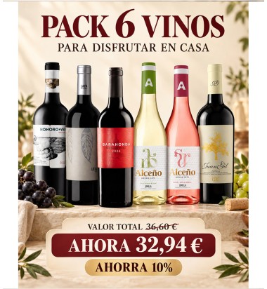 Pack 6 Vinos para Disfrutar en Casa