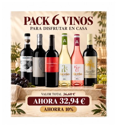 Pack 6 Vinos para Disfrutar en Casa